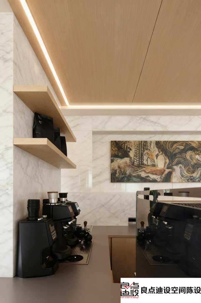 ✨抄作业!这家咖啡店软装设计，把简约高级刻进DNA里!